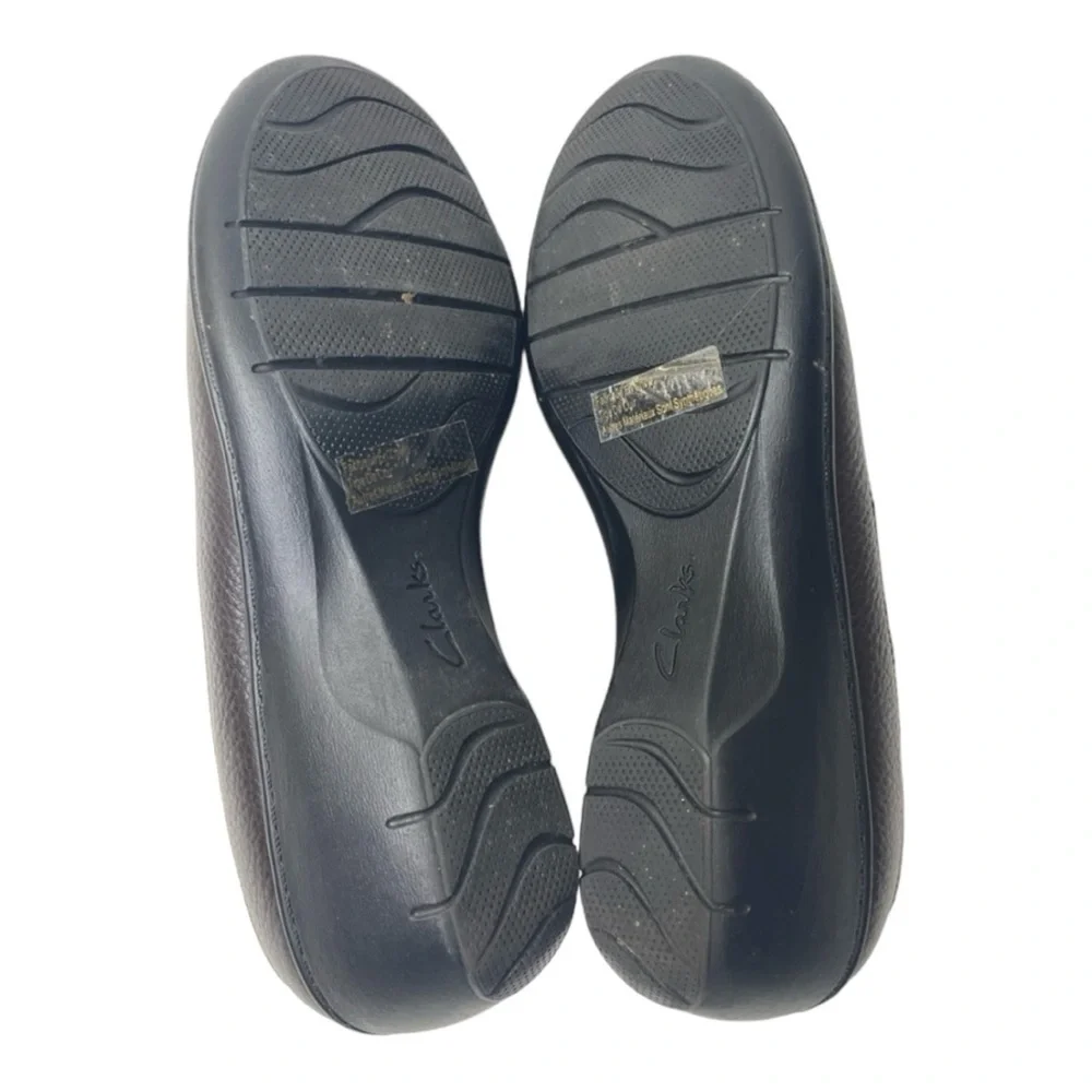 Clark’s Bendables Women’s Leather Wedge Slip On Shoes